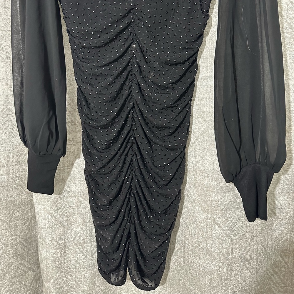 WINDSOR Mesh Rhinestone Party Dress - Picture 3 of 7